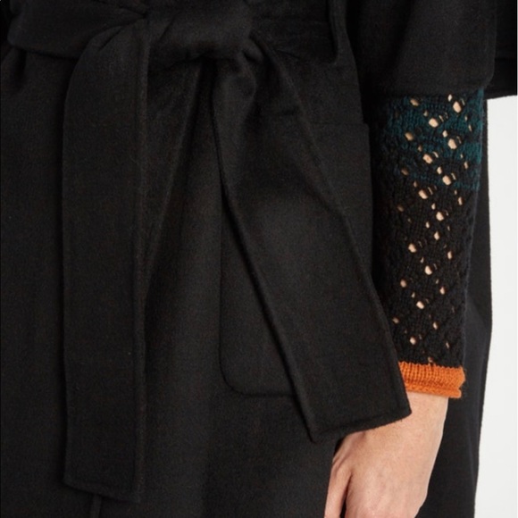 NWT DVF Belted Cape coat w/sleeves (XS/S/SP) - Picture 5 of 15